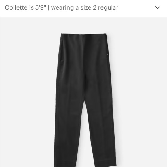 Everlane cotton side-zip pants - Picture 4 of 6